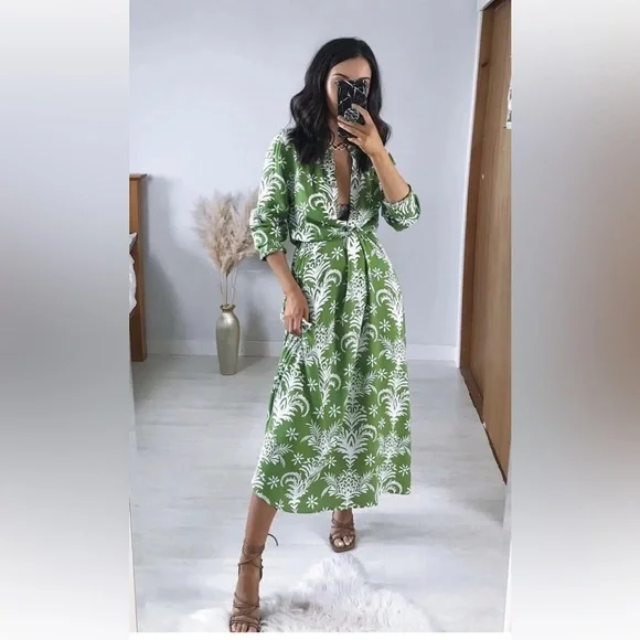 NWT Zara midi dress - Picture 2 of 8